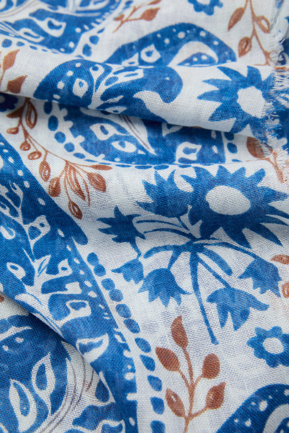 Женский Mango Шарф PAISLEY1 с принтом (цвет ), артикул 87097684 | Фото 2