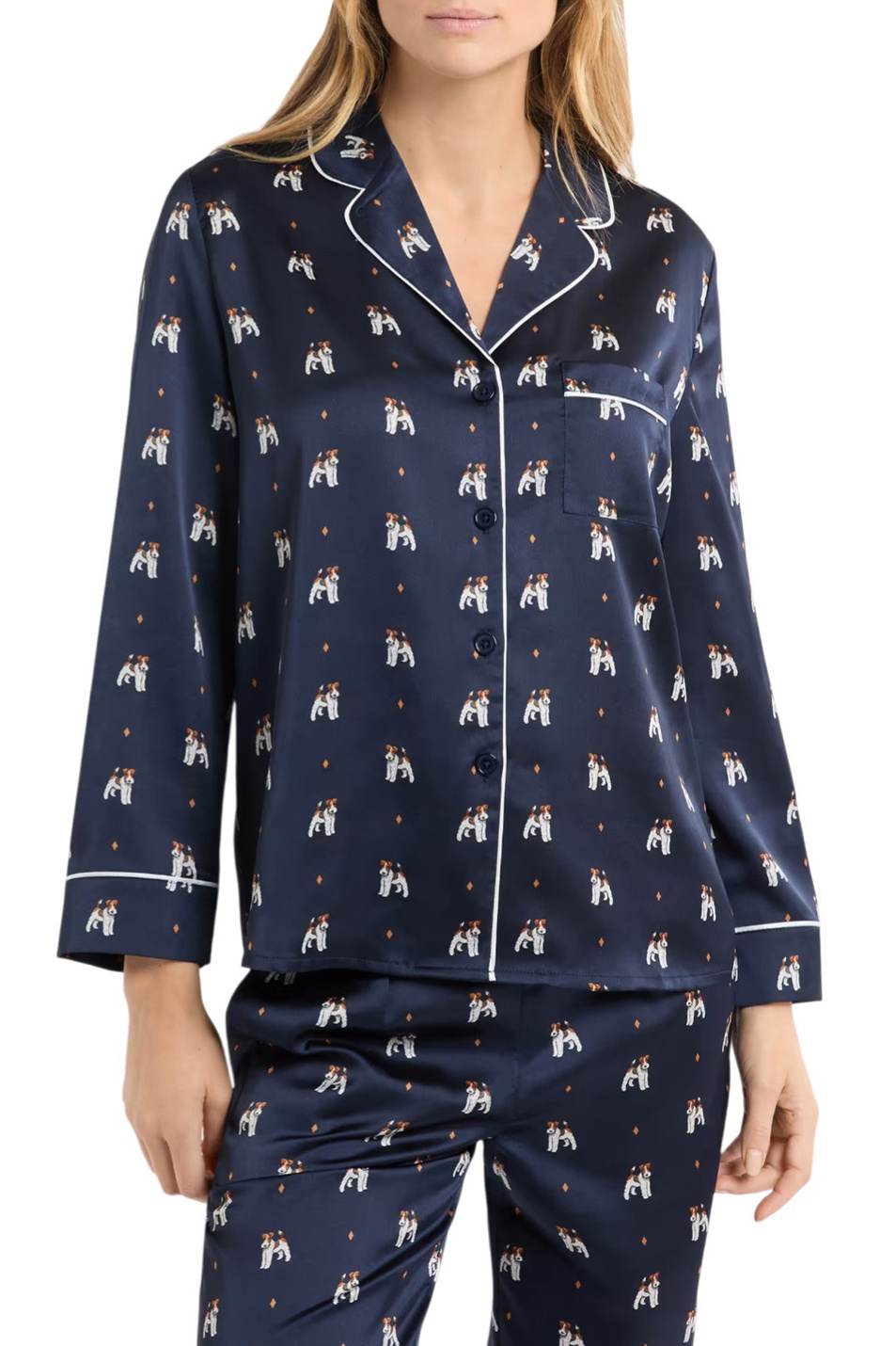 Женский Etam Пижамная рубашка HAILEY с принтом (цвет ), артикул 6556912 | Фото 1