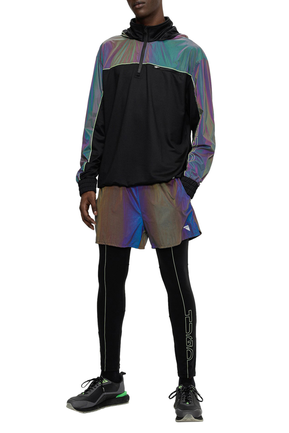 Мужской HUGO Толстовка с воротником на молнии (цвет ), артикул 50461610 | Фото 2