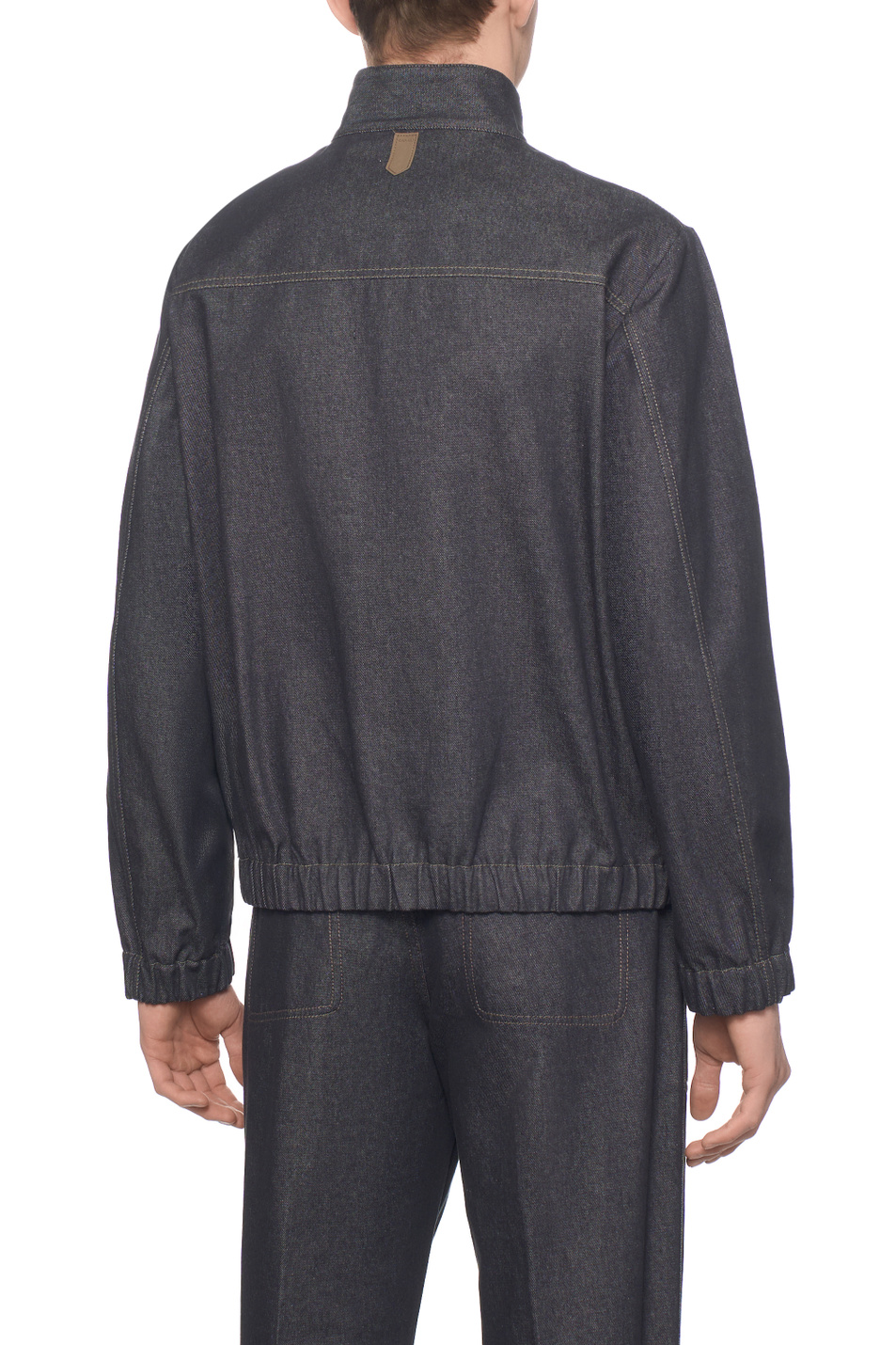 Бомбер из хлопка|Основной цвет:Синий Мужской Canali Бомбер из хлопка (цвет ), артикул O41081SG03440 | Фото 5