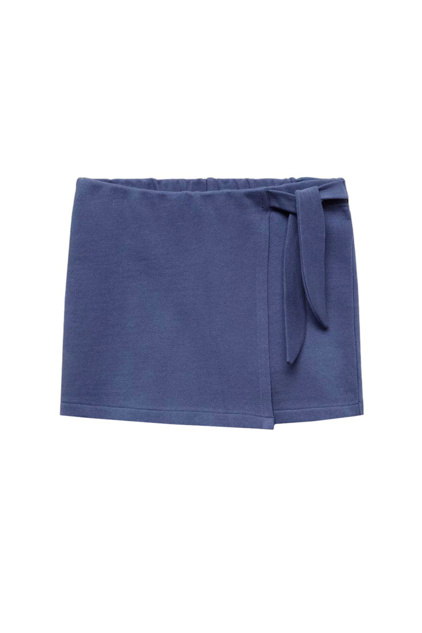 Юбка-шорты SANDY из натурального хлопка|Основной цвет:Синий|Артикул:67086740 | Фото 1
