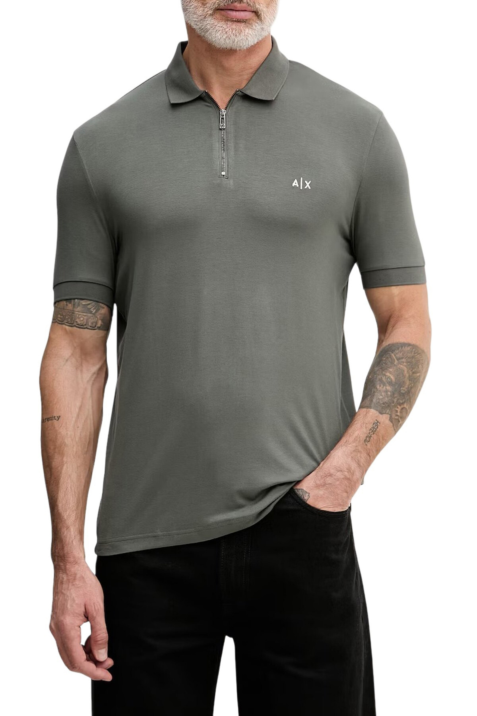 Мужской Armani Exchange Поло с логотипом (цвет ), артикул XM002372-AF21936 | Фото 4