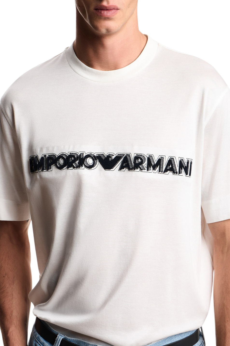 Мужской Emporio Armani Футболка с логотипом (цвет ), артикул EM004520-AF13747 | Фото 5