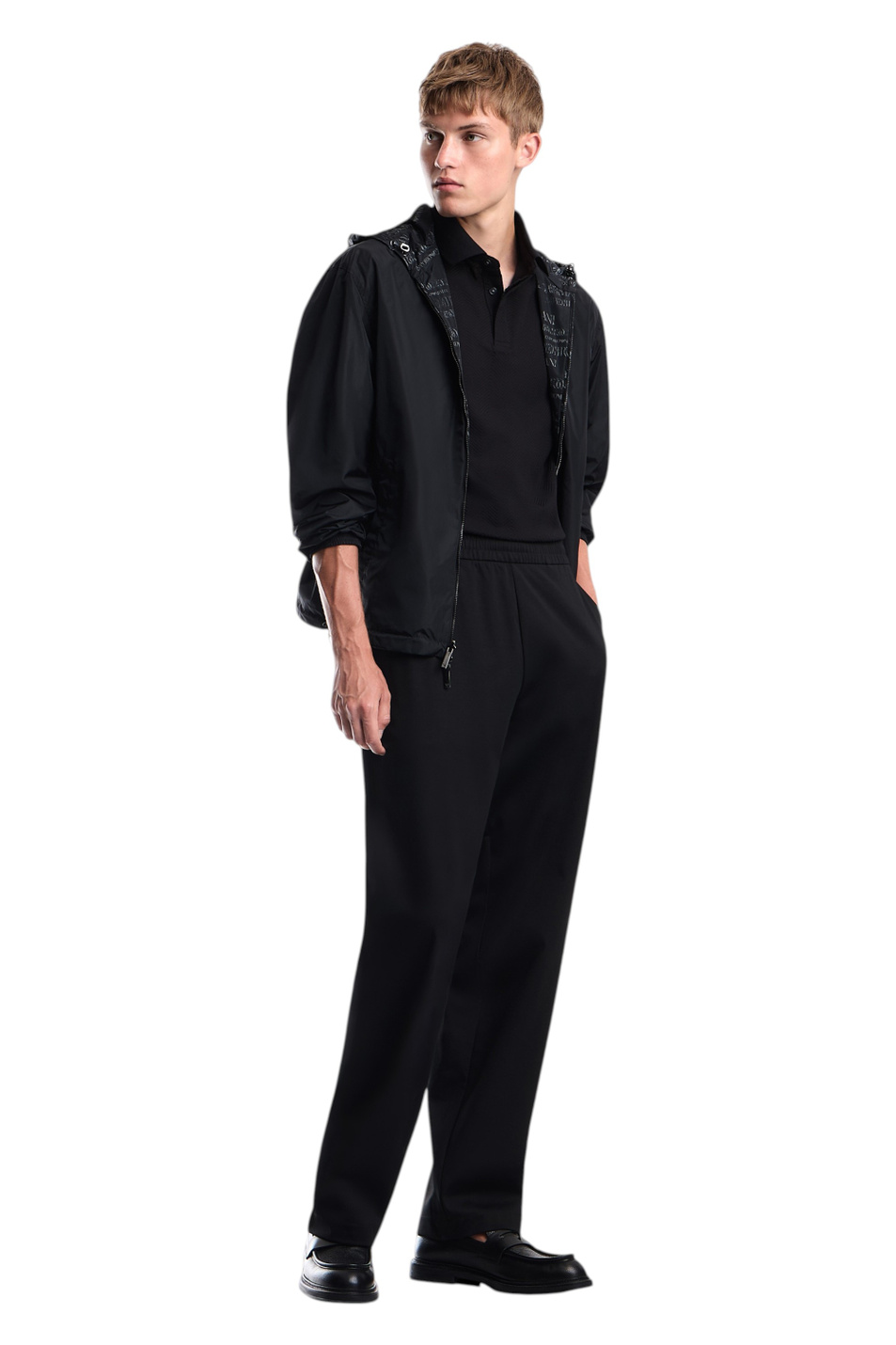 Мужской Emporio Armani Поло из жаккардового джерси (цвет ), артикул EM007039-AF10762 | Фото 3