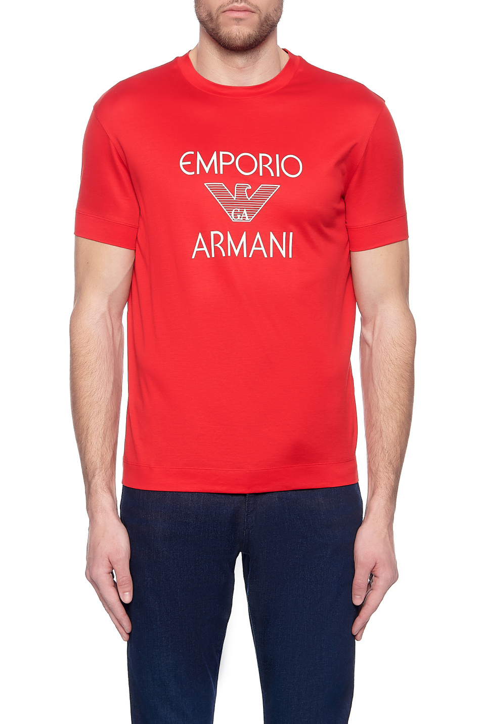 Мужской Emporio Armani Футболка с принтом на груди (цвет ), артикул 3K1TAF-1JUVZ | Фото 1