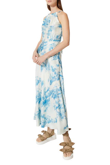 Платье из натурального шелка|Основной цвет:Голубой|Артикул:2R0VAHE06SJ | Фото 2