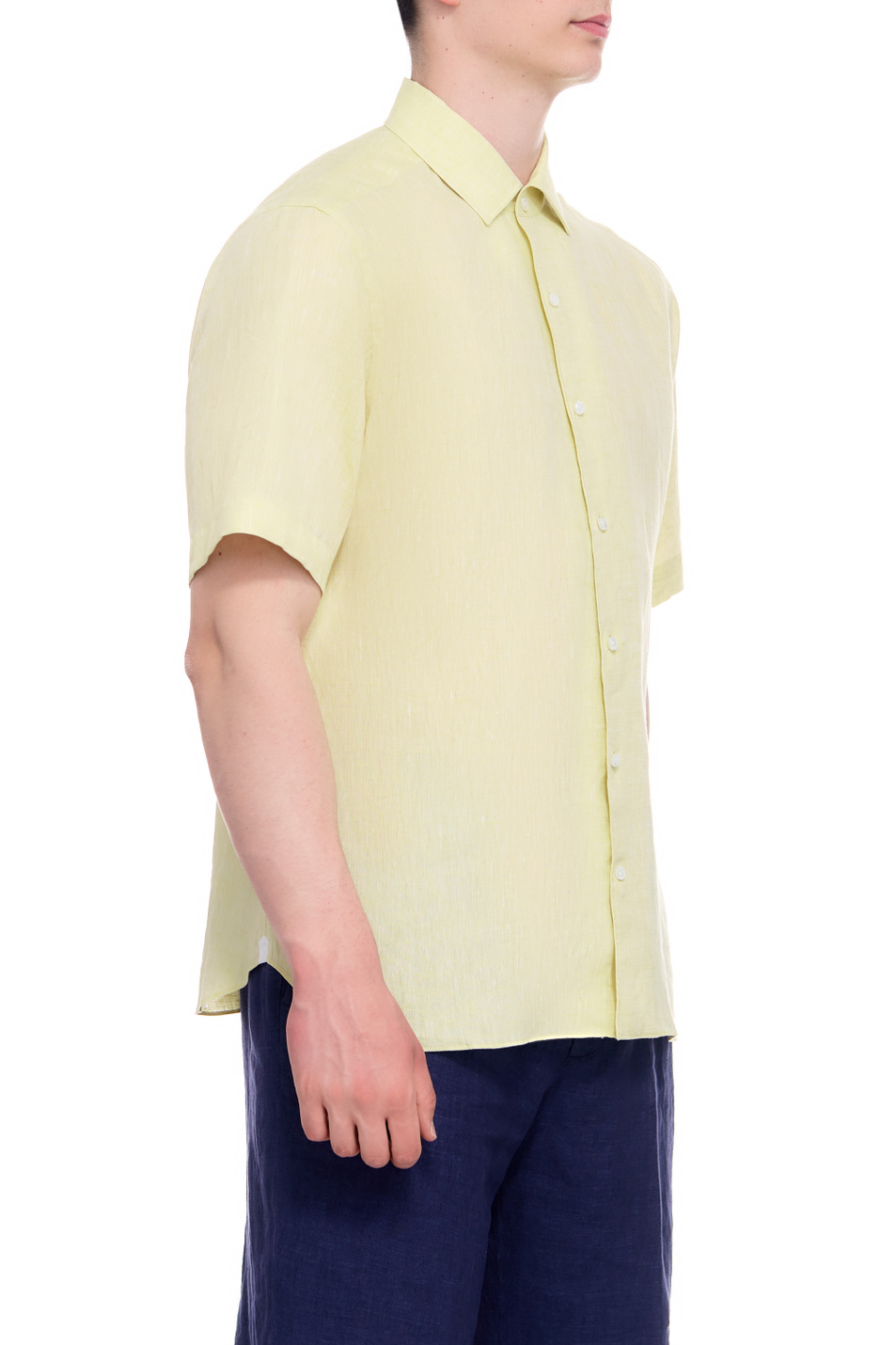 Мужской Zegna Рубашка из чистого льна (цвет ), артикул UBX31A5-SCO3-238G | Фото 3