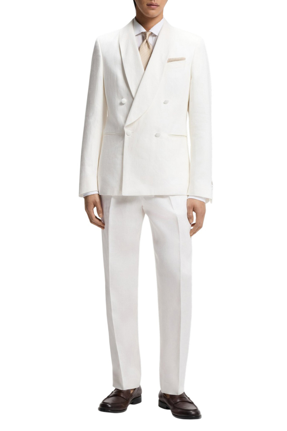 Мужской BOSS Брюки Perino из льна (цвет ), артикул 50563231 | Фото 2