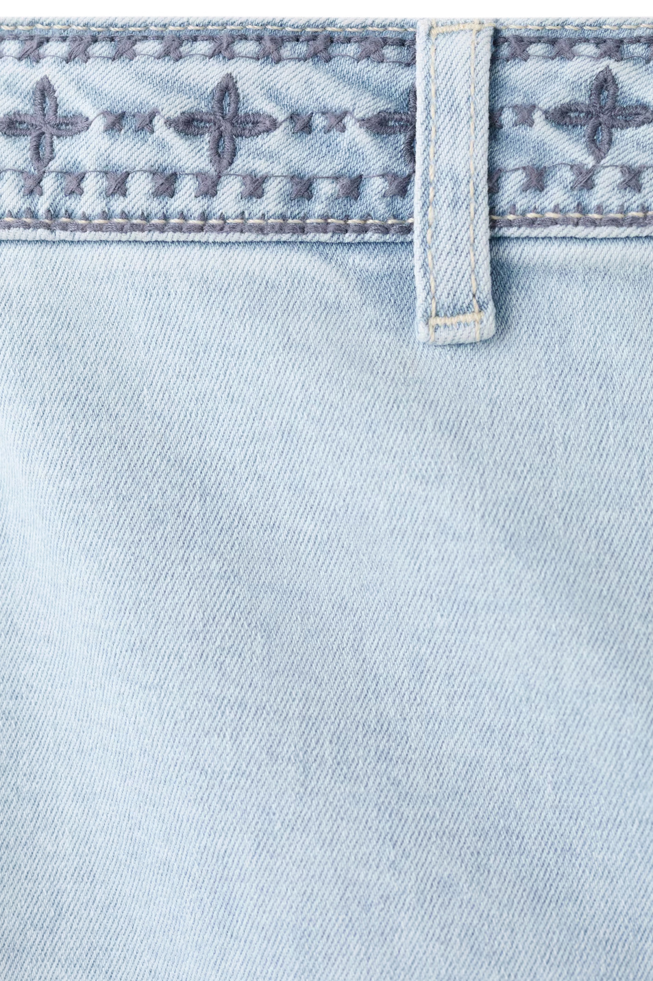 Девочкам Mango Kids Джинсы SEAMLESB их эластичного хлопка (цвет ), артикул 27012891 | Фото 4