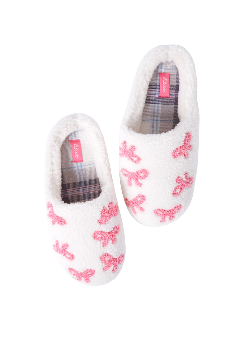 Тапочки LALOU из искусственного меха|Основной цвет:Кремовый Женский Etam Тапочки LALOU из искусственного меха (цвет ), артикул 6555832 | Фото 3