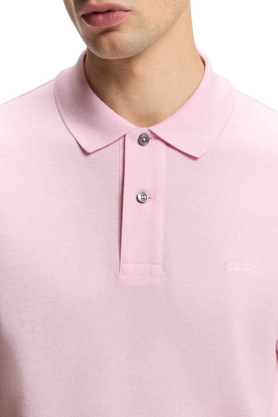 Мужской BOSS Поло Pallas из натурального хлопка (цвет ), артикул 50553564 | Фото 6