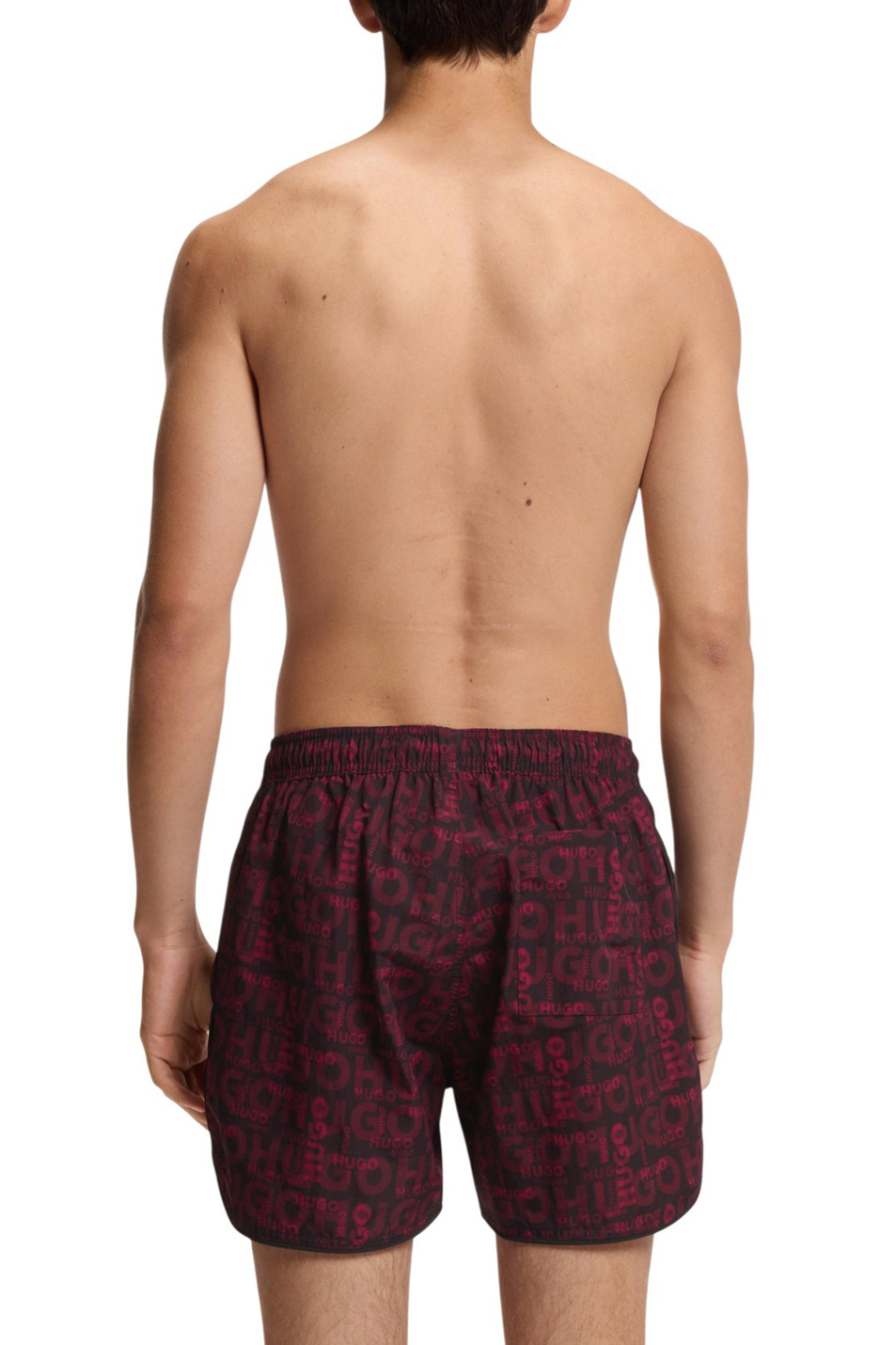 Мужской HUGO Шорты для плавания RIK с принтом (цвет ), артикул 50533795 | Фото 3