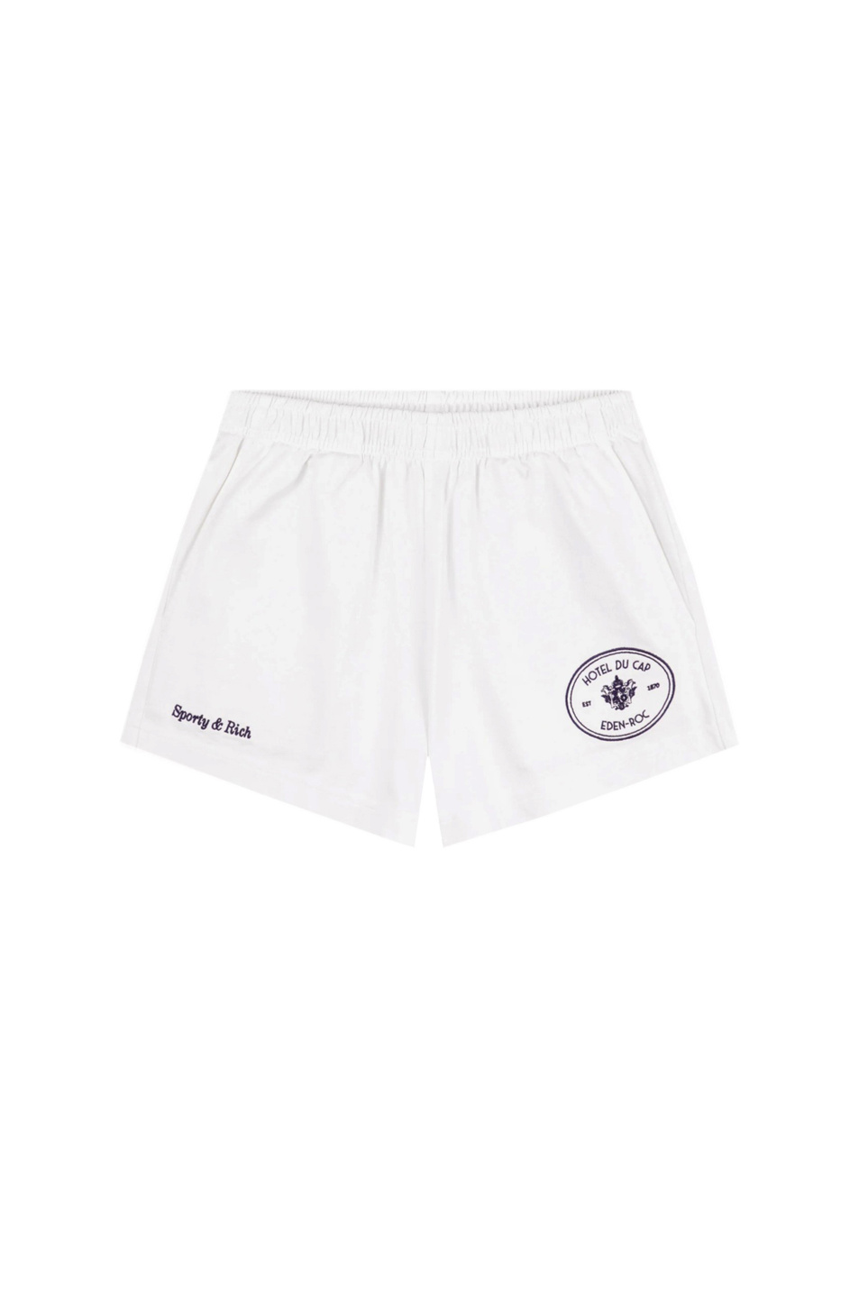 Женский Sporty & Rich Шорты Eden Crest Disco с логотипом (цвет ), артикул SH03760666WH01 | Фото 1