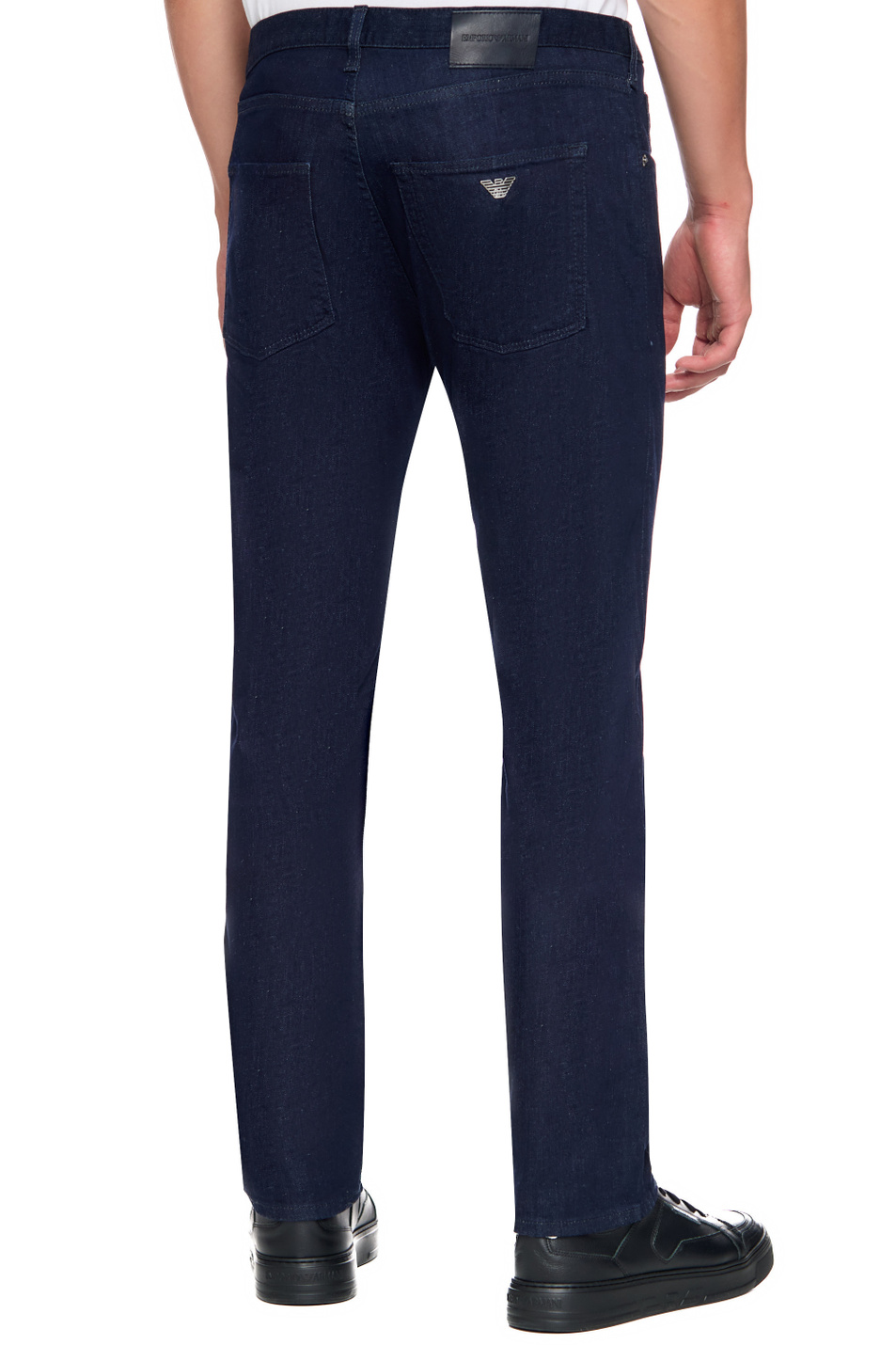 Мужской Emporio Armani Джинсы из эластичного хлопка (цвет ), артикул 8N1J45-1G19Z | Фото 4