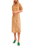 Mango Платье LUCY с принтом и объемными рукавами (Желтый цвет), артикул 27027118 | Фото 2