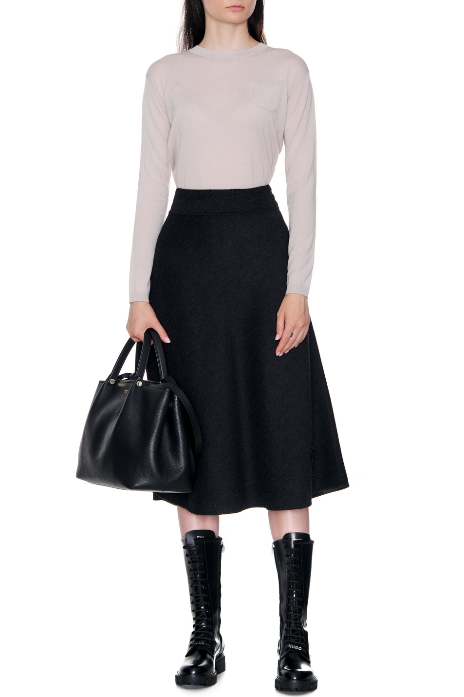 Женский Max Mara Однотонный джемпер ULTRA из шерсти (цвет ), артикул 93660529 | Фото 3