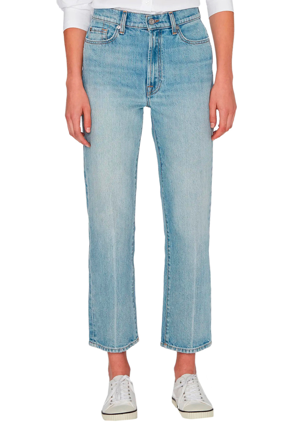 Женский 7 for all Mankind Джинсы LOGAN STOVEPIPE Air Wash (цвет ), артикул JSSLC100AW | Фото 4