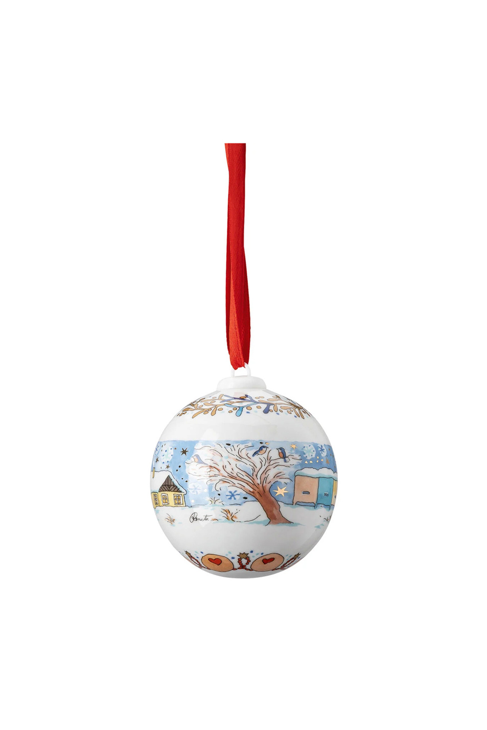 Rosenthal Елочный шар "Во дворе с фонарем" 6 см (цвет ), артикул 02252-722990-27940 | Фото 2