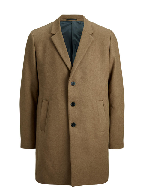 Пальто из смесовой шерсти|Основной цвет:Хаки|Артикул:12171374 | Фото 1