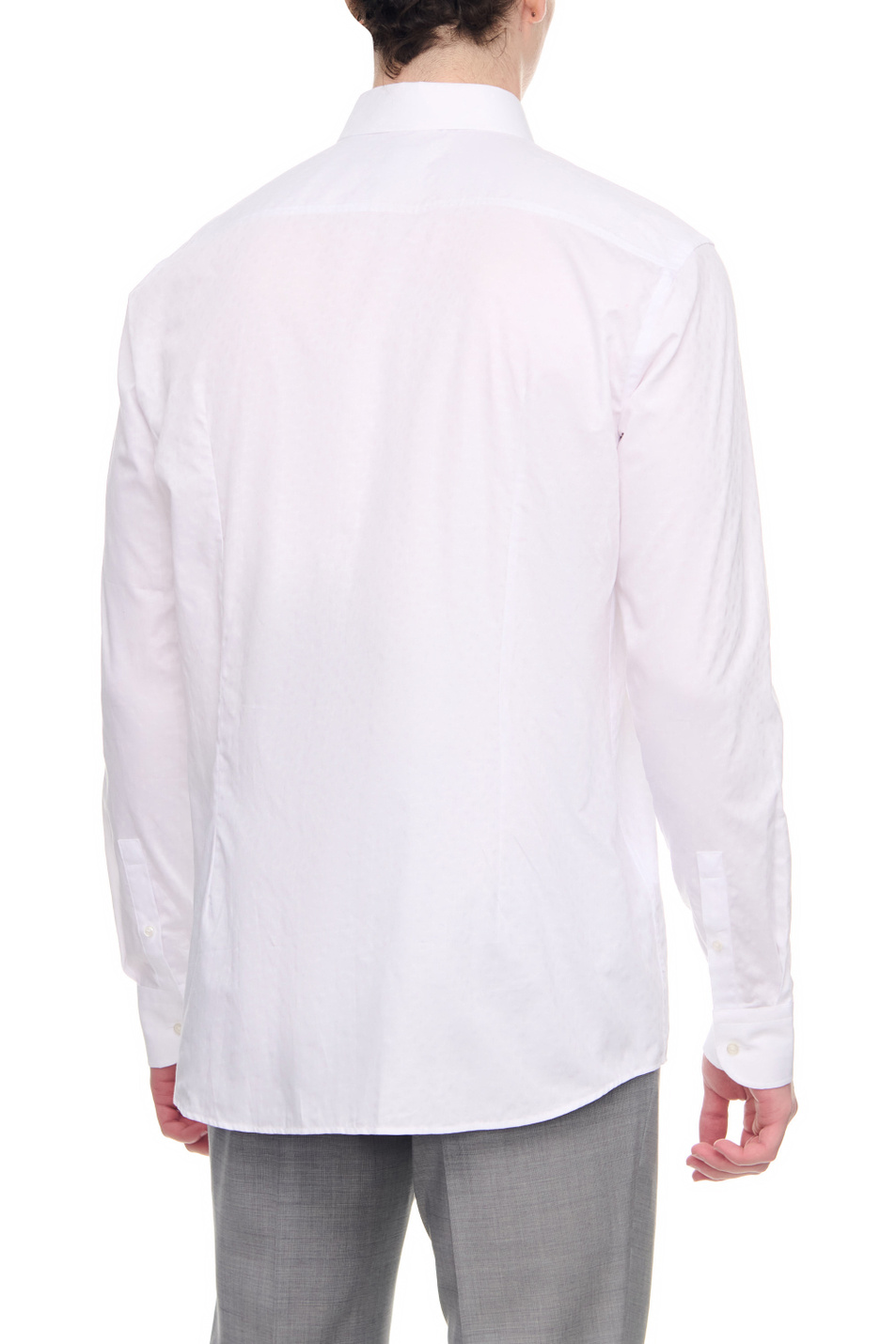 Мужской BOSS Рубашка из натурального хлопка с логотипированным принтом (цвет ), артикул 50473310 | Фото 4