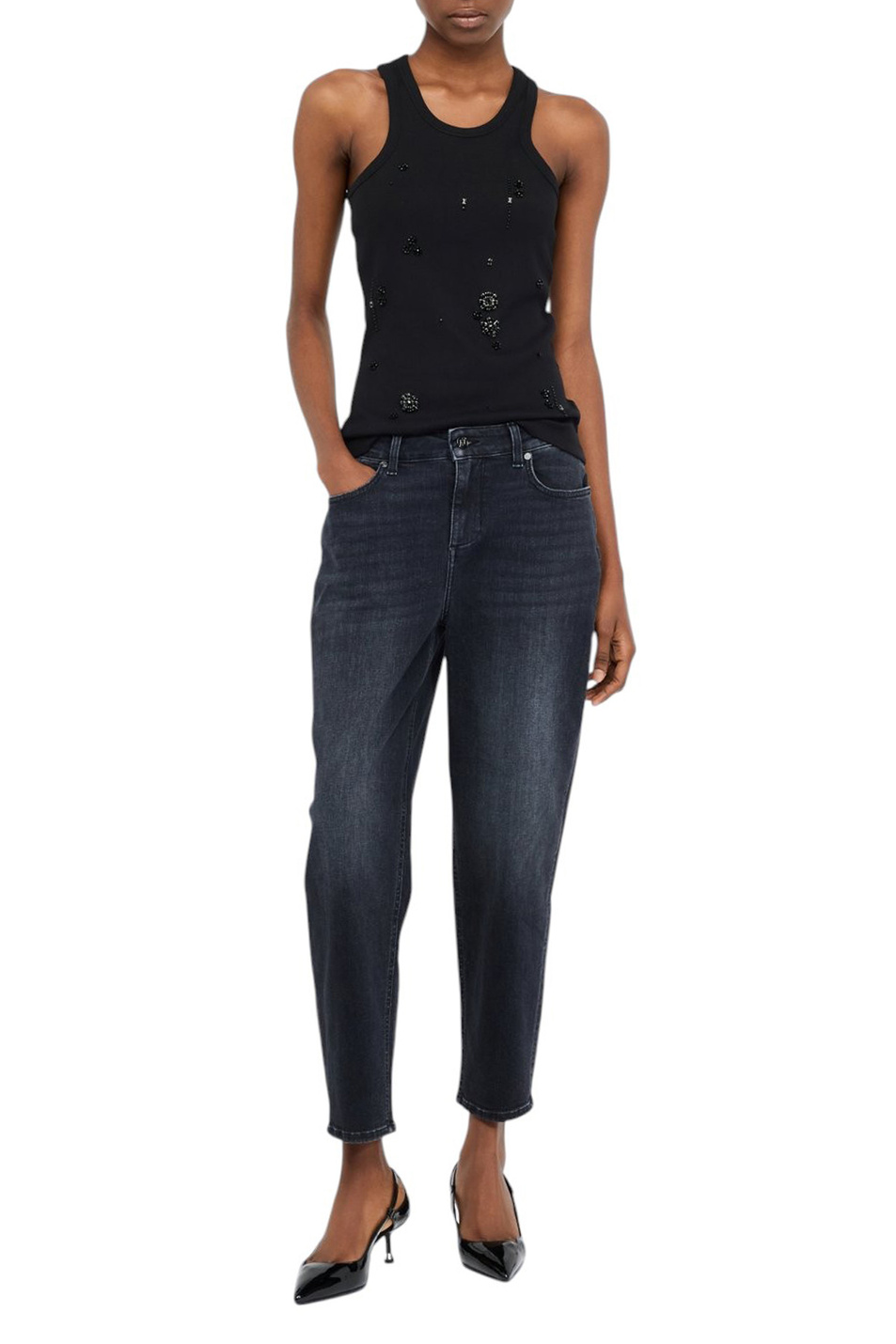 Женский Liu Jo Джинсы из эластичного хлопка (цвет ), артикул UF5135DS058 | Фото 2