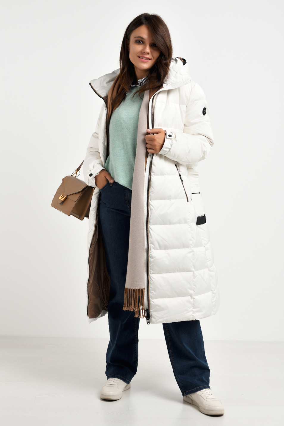 Женский Gerry Weber Пальто стеганое с потайным капюшоном (цвет ), артикул 450203-31115 | Фото 2