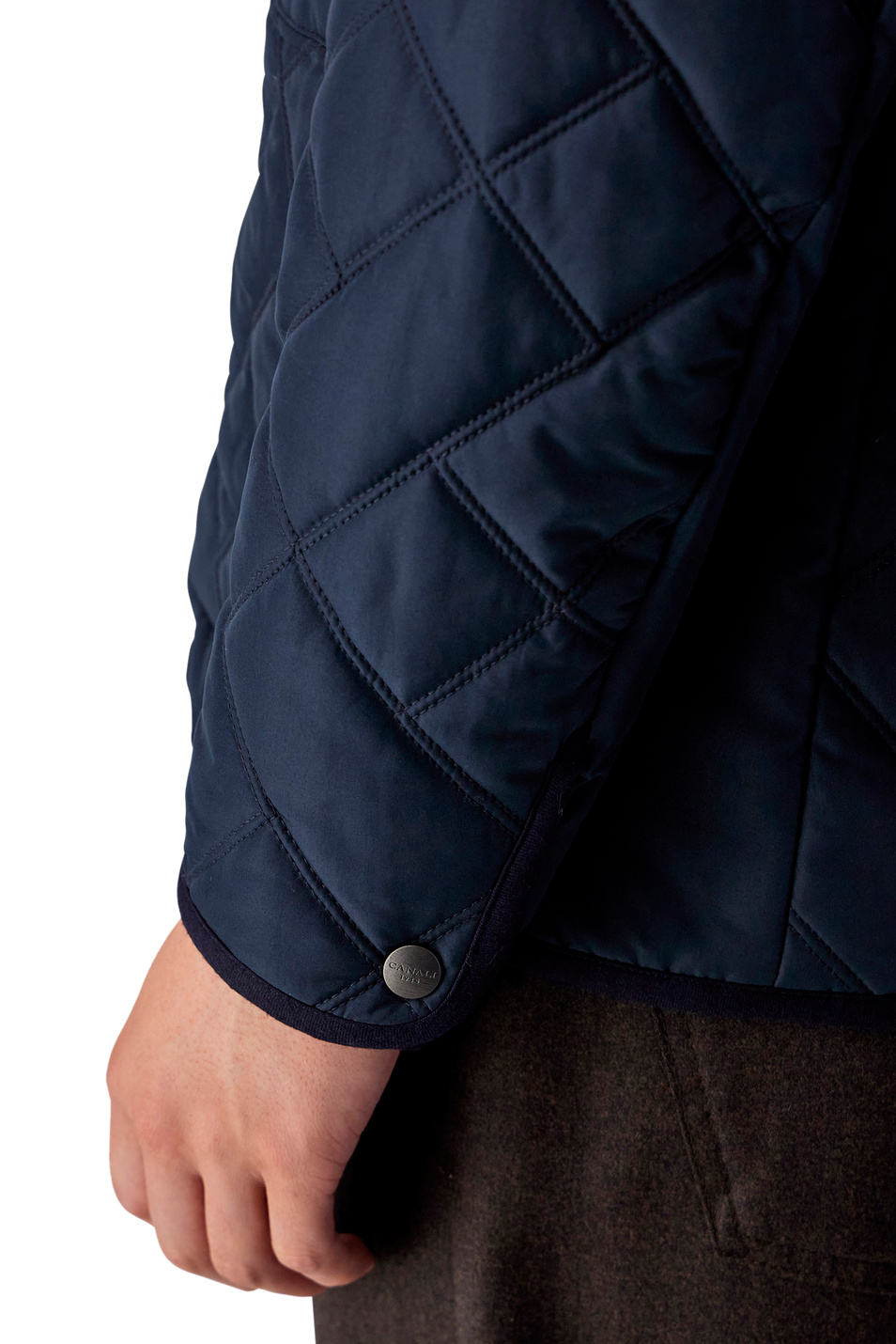 Canali Стеганая куртка из водоотталкивающего материала (цвет ), артикул O30369SG01121 | Фото 5