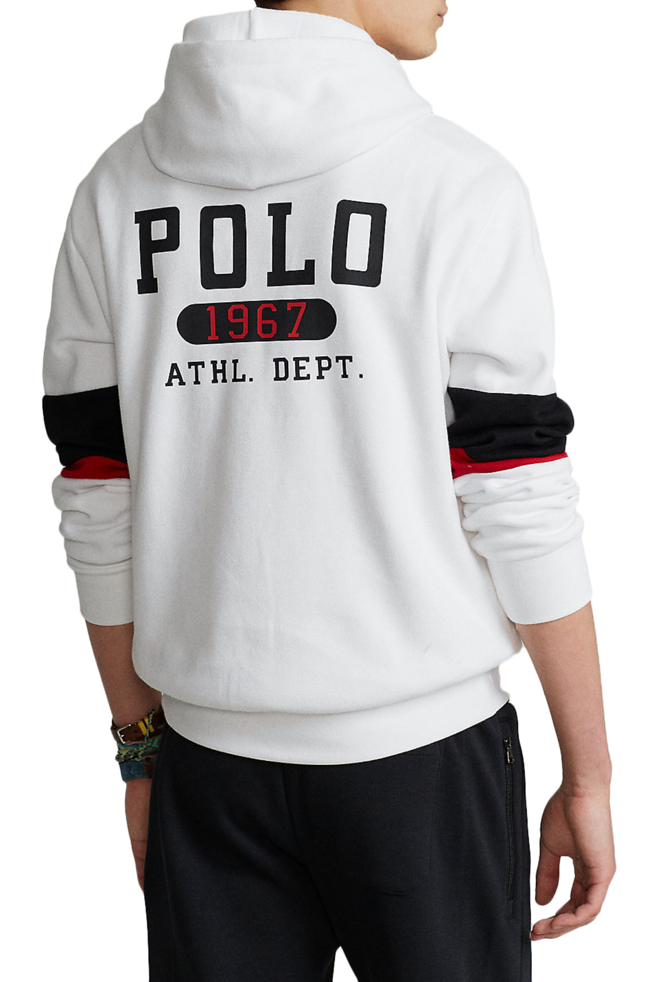 Polo Ralph Lauren Худи с контрастными элементами и логотипом на груди (цвет ), артикул 710851239001 | Фото 4