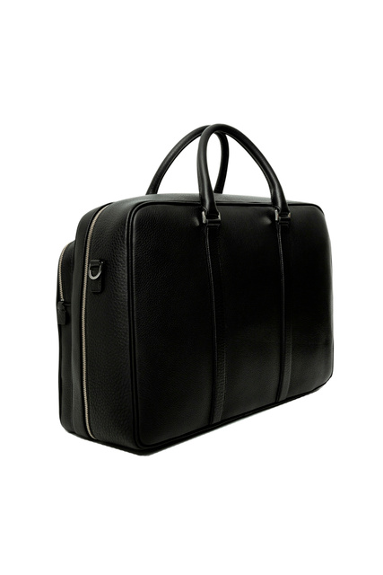 Дорожная сумка из натуральной кожи|Основной цвет:Черный|Артикул:P225102NA00134 | Фото 2