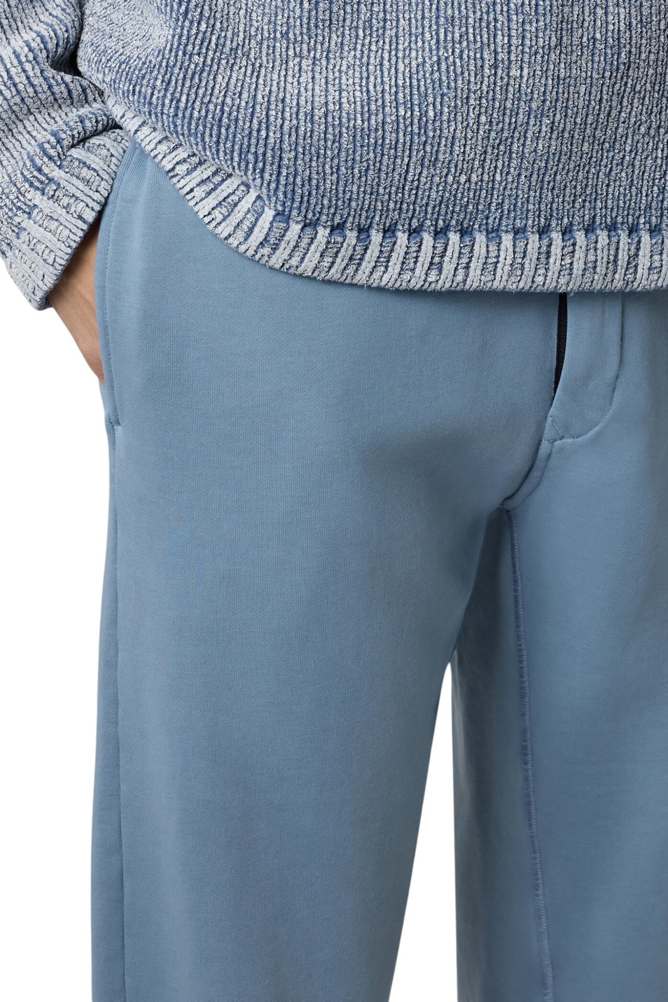 Мужской Stone Island Брюки из хлопкового флиса (цвет ), артикул L1S156200010-S0051 | Фото 6