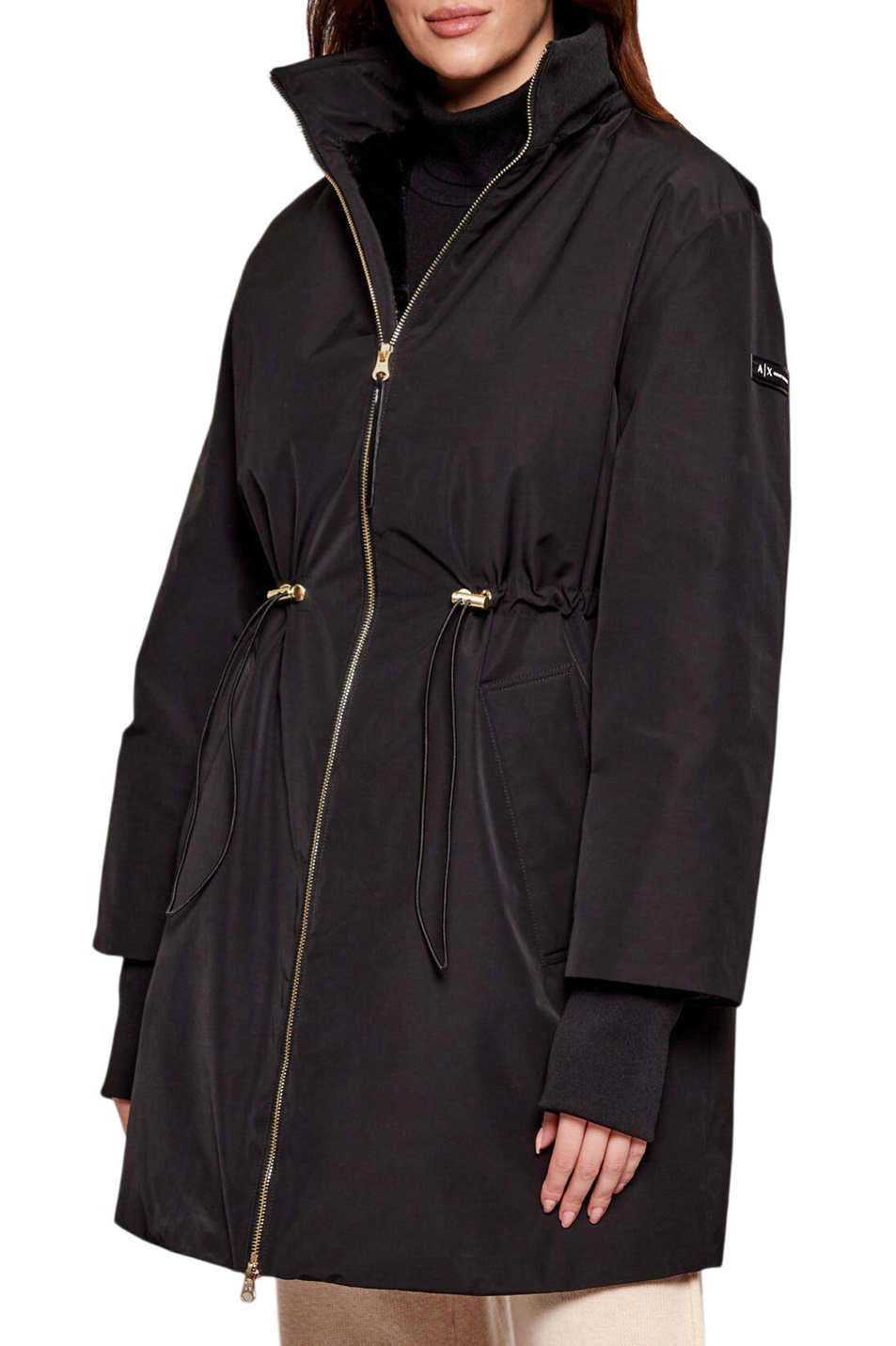 Женский Armani Exchange Полупальто однотонное (цвет ), артикул XW000712-AF16215 | Фото 4