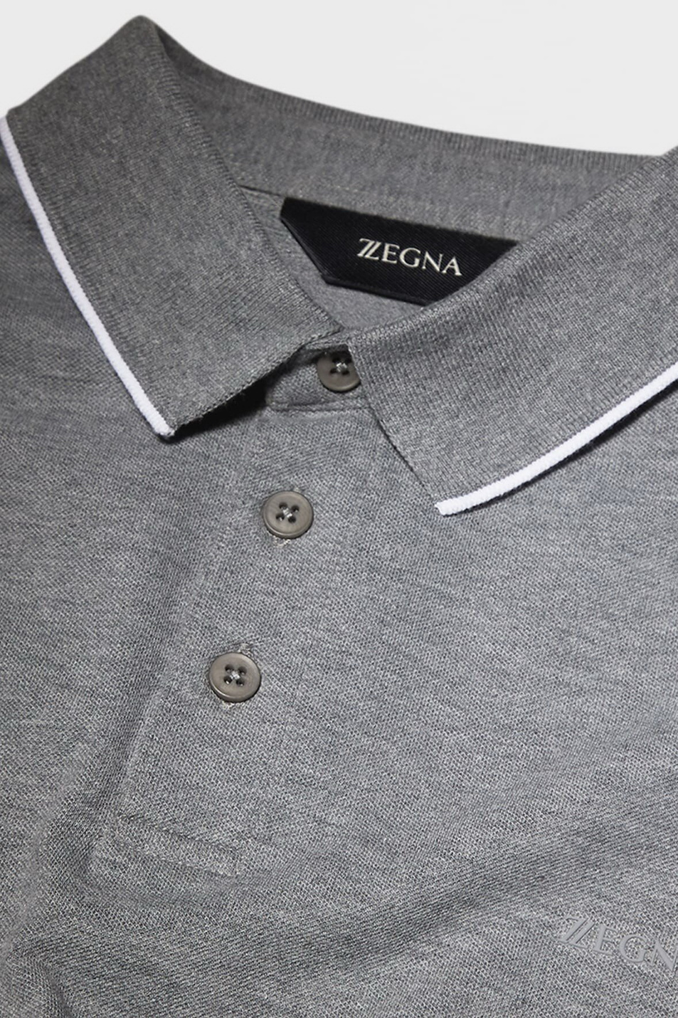 Мужской Zegna Футболка поло из эластичного хлопка (цвет ), артикул VU360-ZZ661-K96 | Фото 2