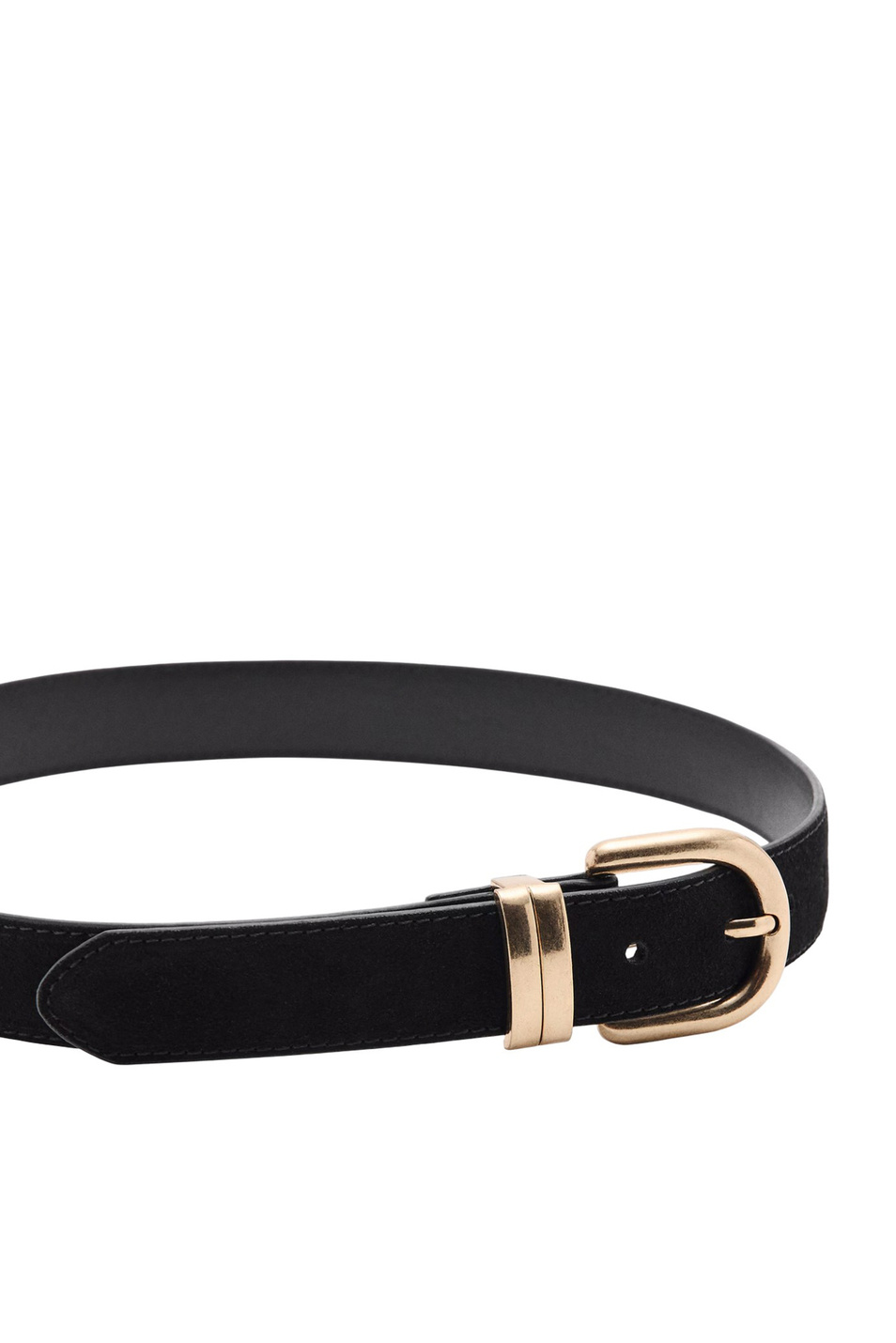 Ремень CORINA из замши|Основной цвет:Черный Женский Mango Ремень CORINA из замши (цвет ), артикул 27031208 | Фото 3