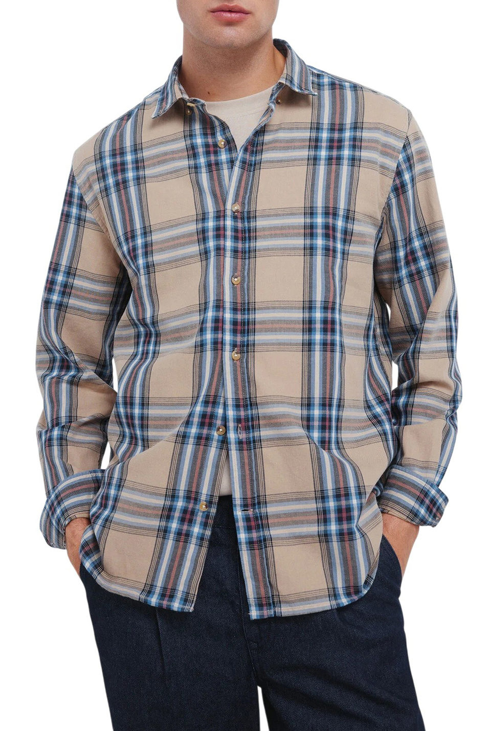 Мужской Springfield Рубашка в клетку (цвет ), артикул 0332874 | Фото 1