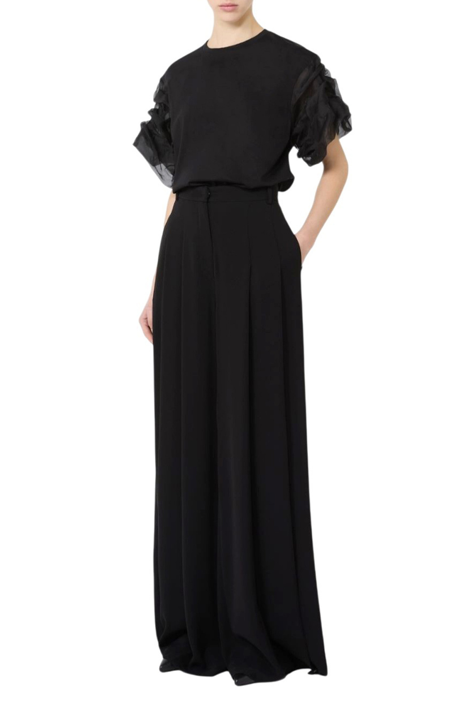 Женский Max Mara Блузка DRITTO с акцентными рукавами (цвет ), артикул 2616941034 | Фото 3