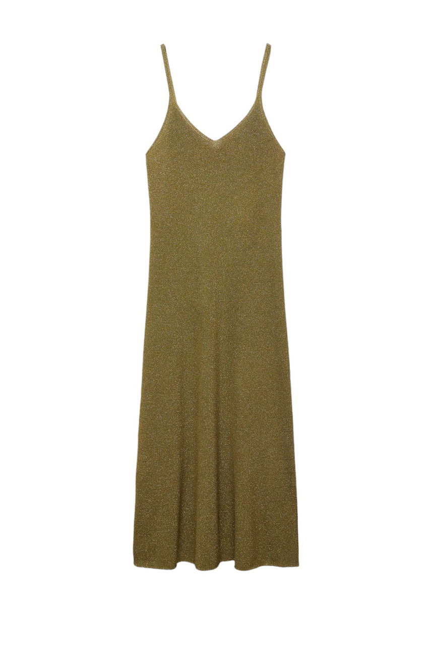 Платье KLING с люрексом|Основной цвет:Хаки|Артикул:57099089 | Фото 1
