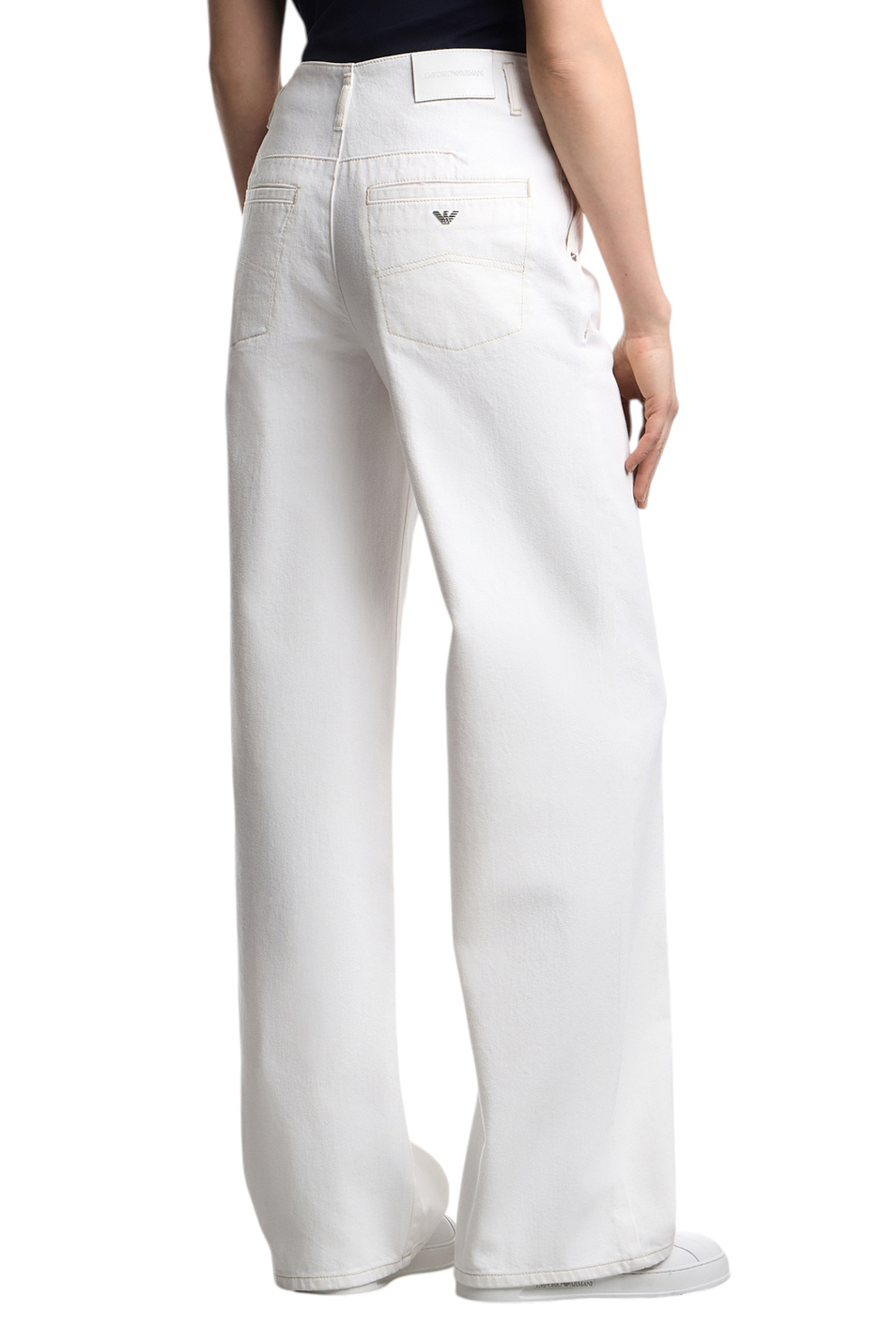 Женский Emporio Armani Джинсы из хлопка (цвет ), артикул EW003495-AF12426 | Фото 4