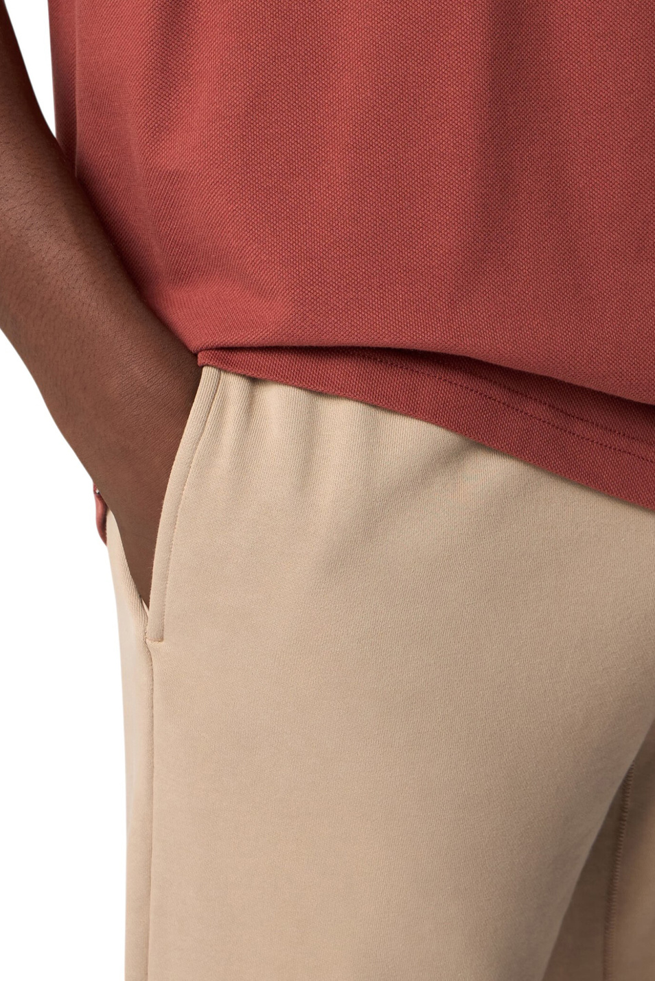 Мужской Stone Island Брюки из хлопкового флиса (цвет ), артикул L1S156200010-S0051 | Фото 6