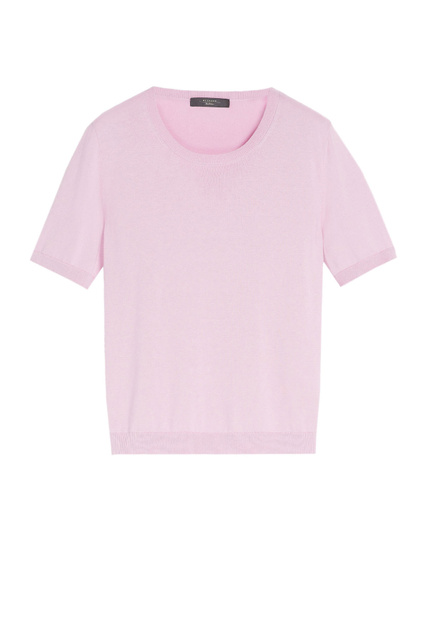 Джемпер BATUN из шелка и хлопка|Основной цвет:Розовый|Артикул:53610427 | Фото 1