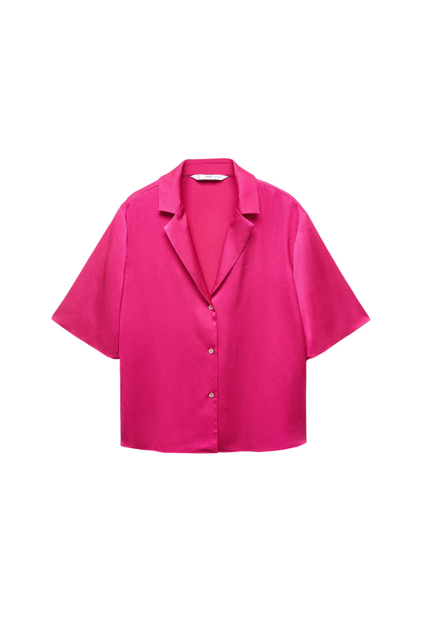 Блузка SASSA атласная|Основной цвет:Фуксия|Артикул:67007129 | Фото 1