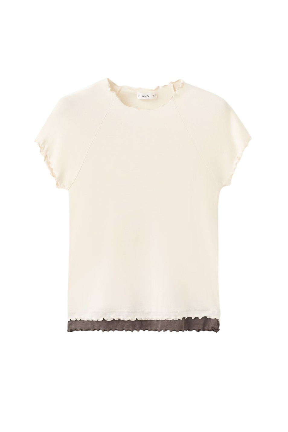 Женский Mango Футболка CURLITA из эластичной вискозы (цвет ), артикул 27074079 | Фото 1