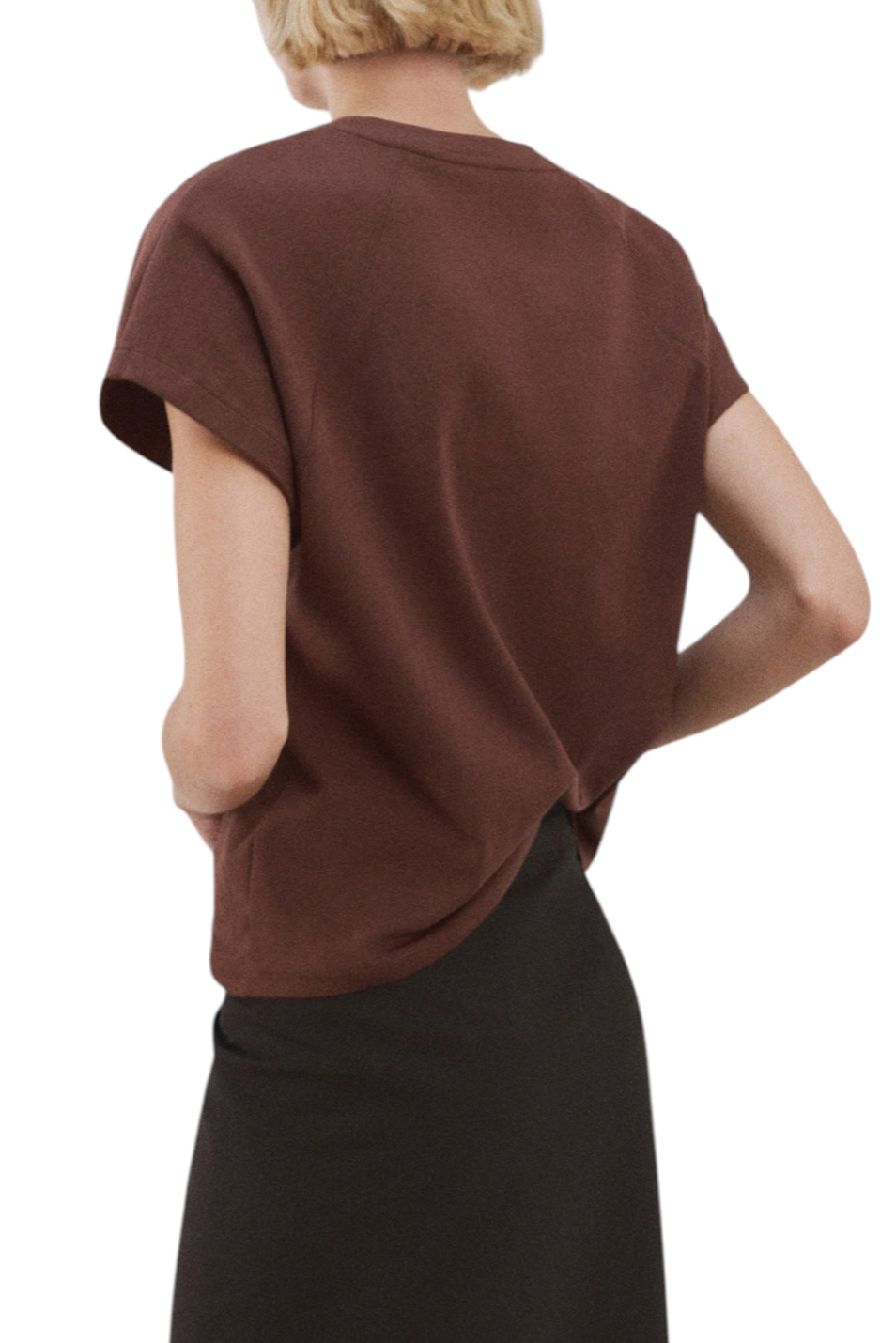 Женский Mango Футболка SEVILLA из хлопка (цвет ), артикул 27954096 | Фото 4