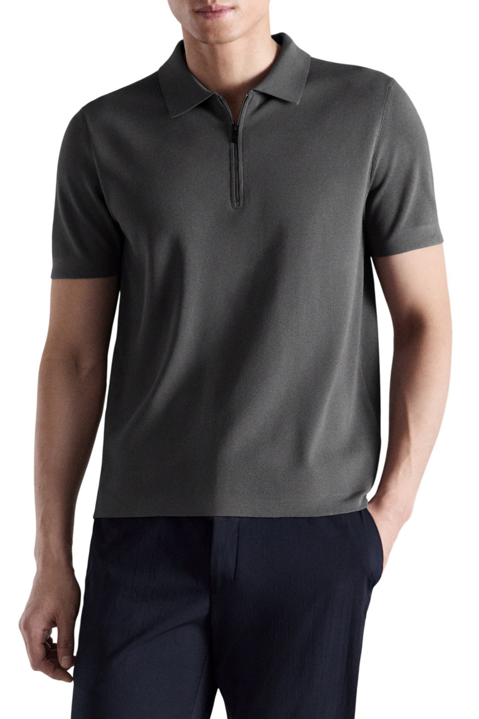 Мужской Mango Man Поло MILLER прямого кроя (цвет ), артикул 27064428 | Фото 3