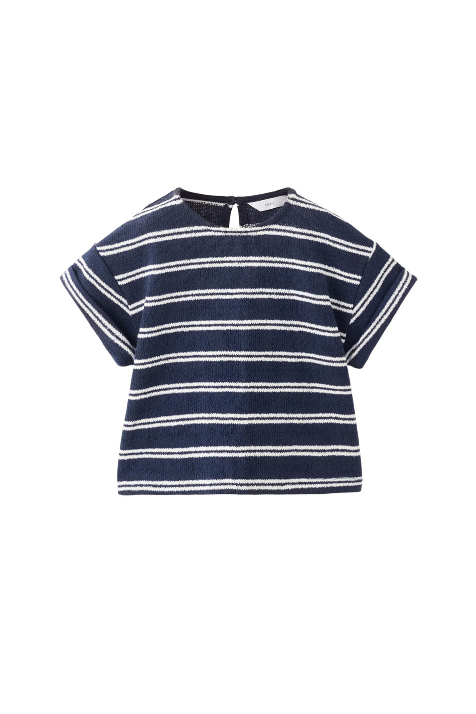 Девочкам Mango Kids Футболка LUCISET в полоску (цвет ), артикул 27005164 | Фото 1
