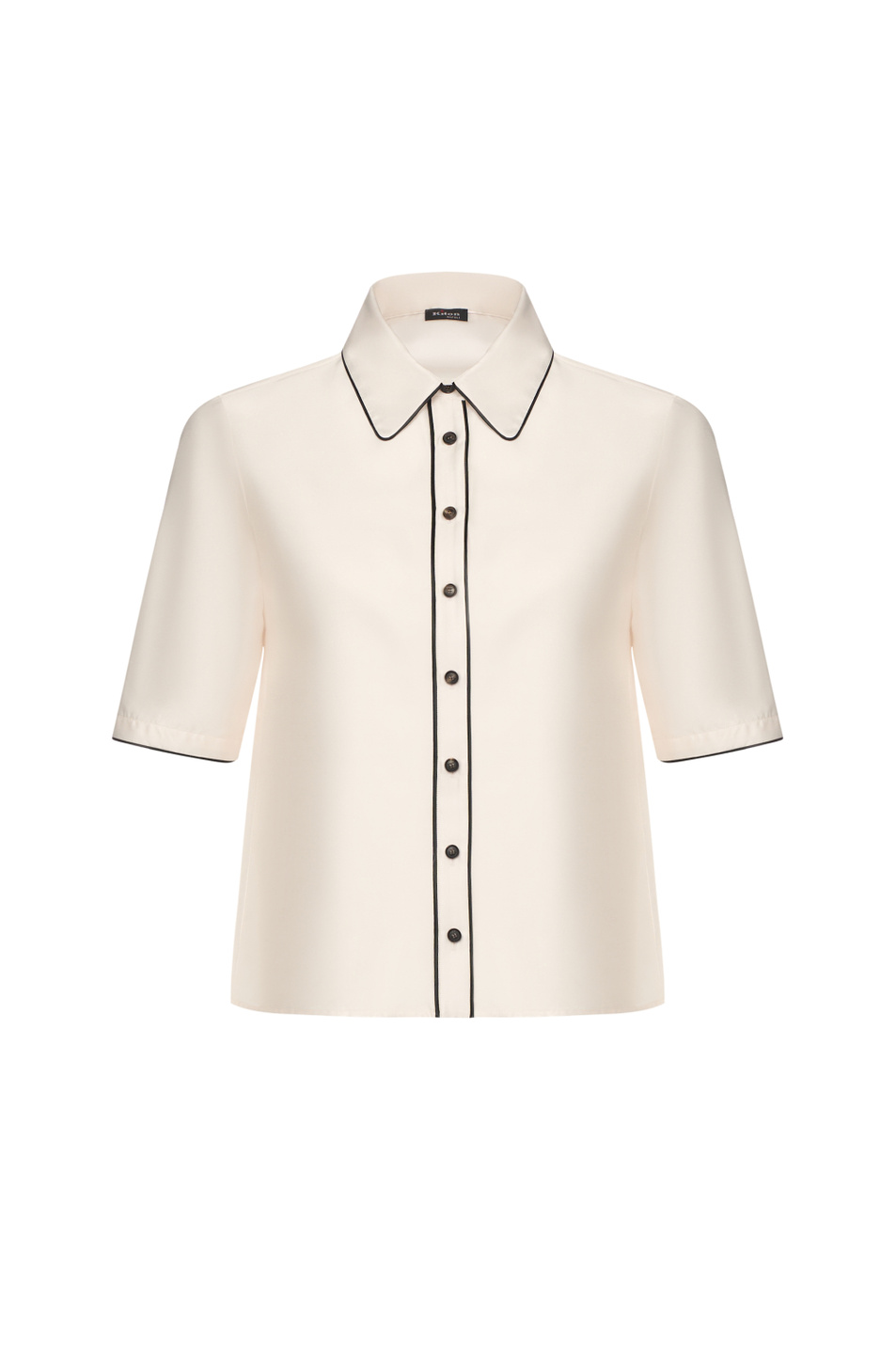 Женский Kiton Блузка с контрастной отделкой (цвет ), артикул D61462K09R1924002 | Фото 1