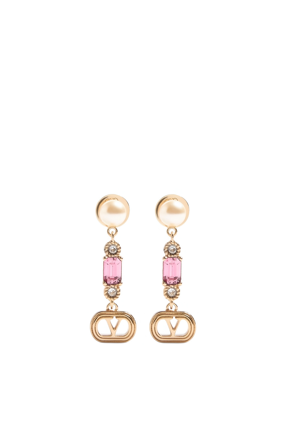Серьги Ovalette с жемчугом и кристаллами Swarovski|Основной цвет:Золотой Женский Valentino Серьги Ovalette с жемчугом и кристаллами Swarovski (цвет ), артикул 9W2J0AI8QVS | Фото 1