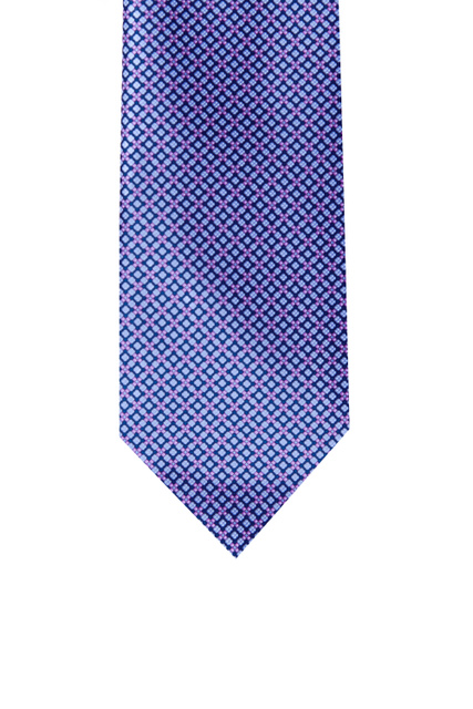 Галстук из чистого шелка|Основной цвет:Фиолетовый|Артикул:CH-21044 | Фото 2