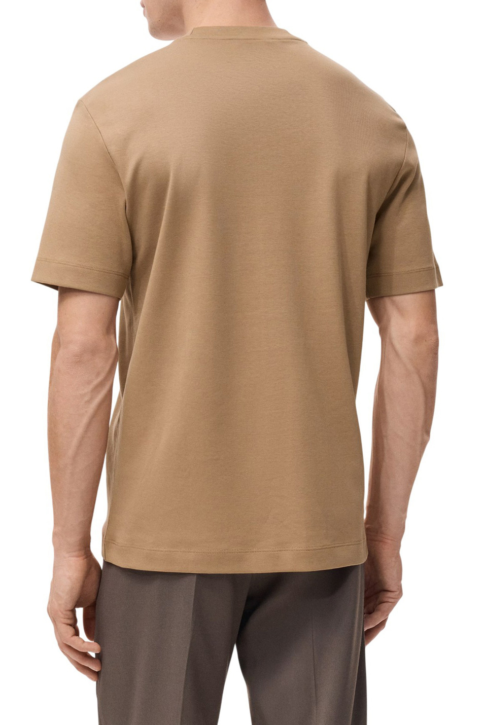 Мужской Mango Man Футболка KIMI из хлопка (цвет ), артикул 27041262 | Фото 4