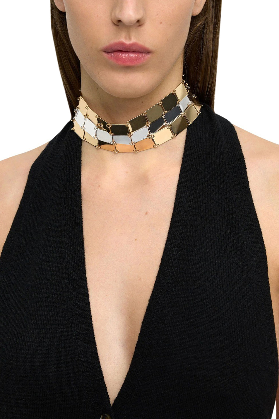 Женский Parfois Колье двухцветное (цвет ), артикул 243267 | Фото 2