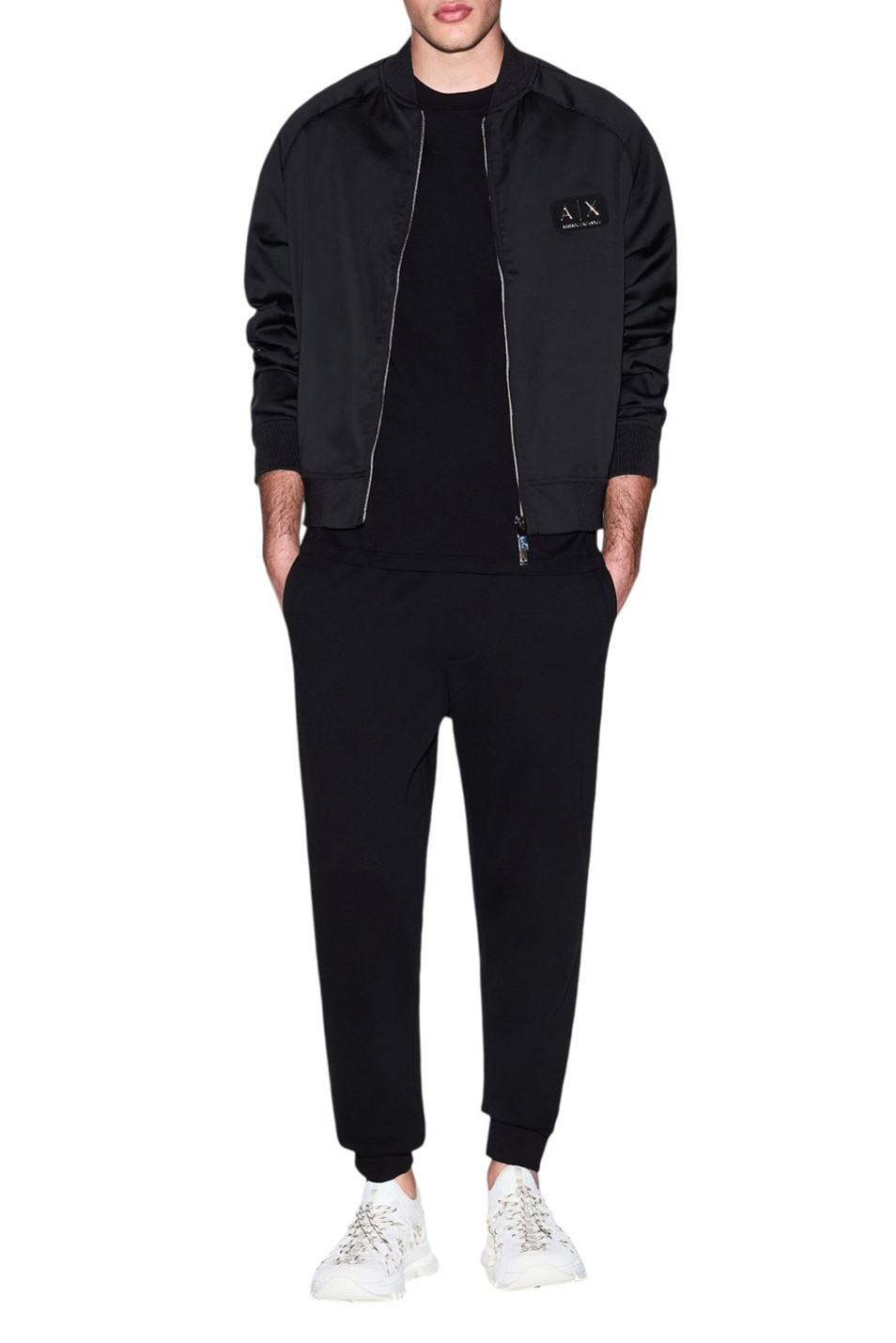 Мужской Armani Exchange Футболка из хлопка с логотипом (цвет ), артикул XM002178-AF12308 | Фото 2